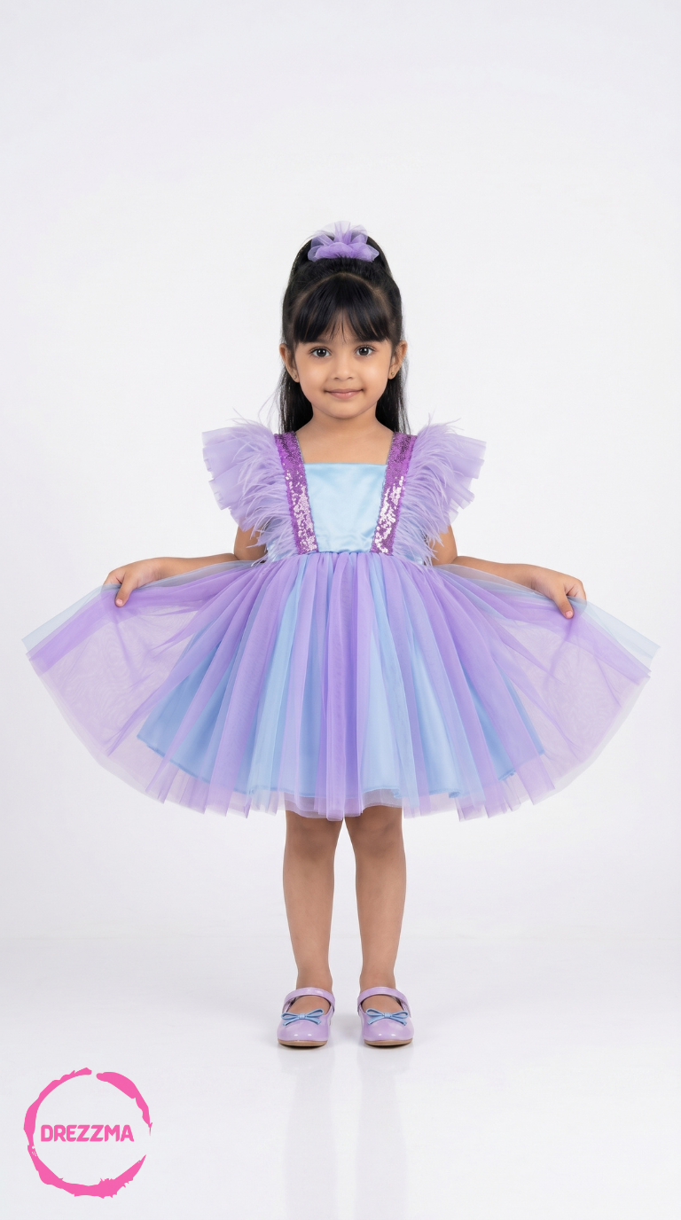 Lavender Stardust Fairy Frock