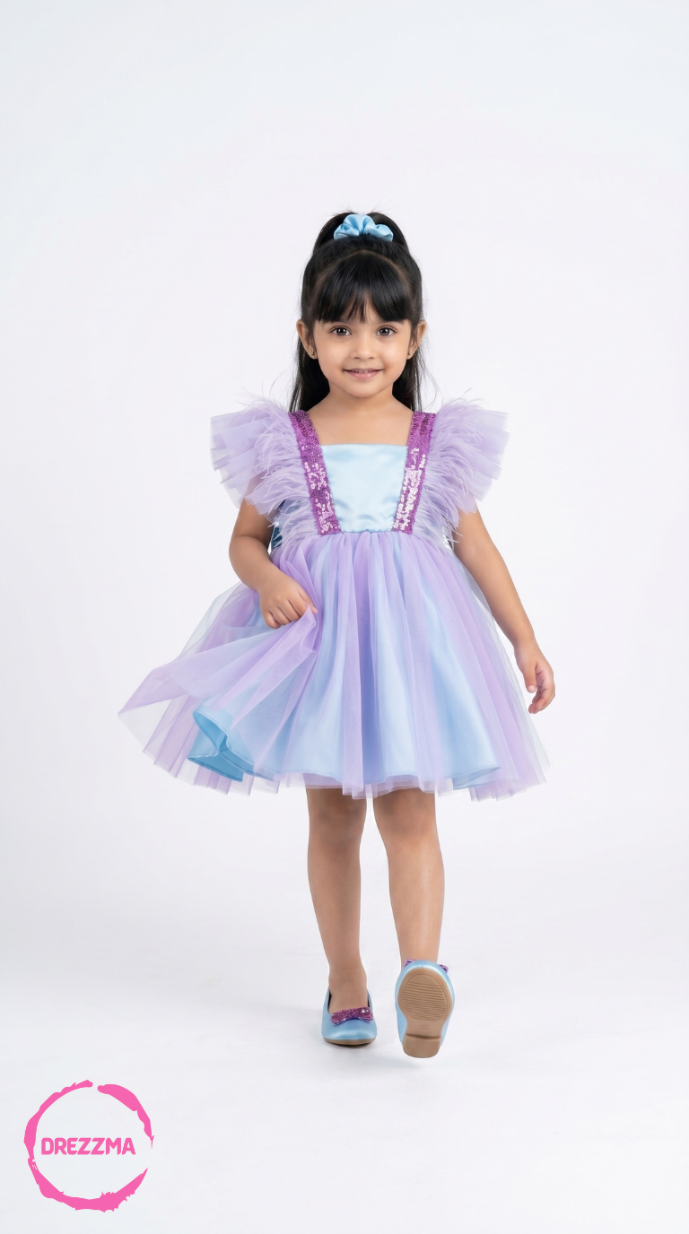 Lavender Stardust Fairy Frock