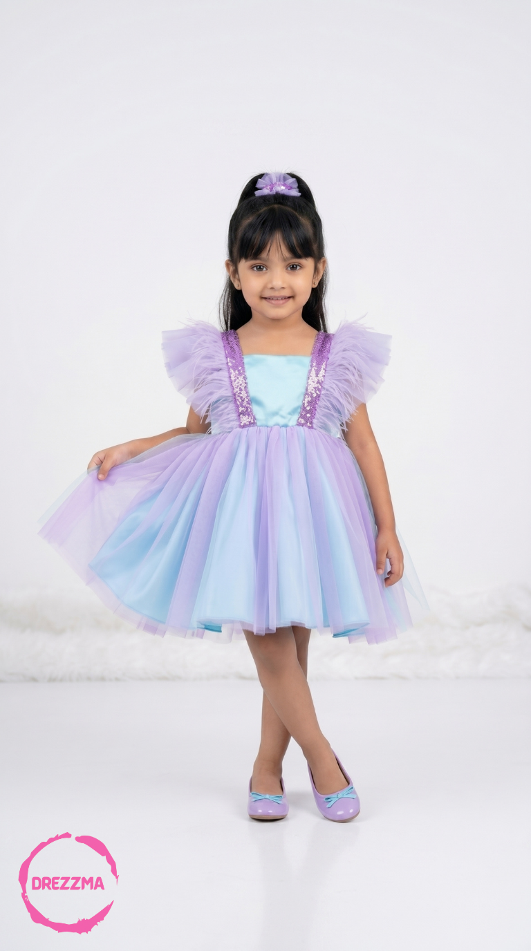 Lavender Stardust Fairy Frock