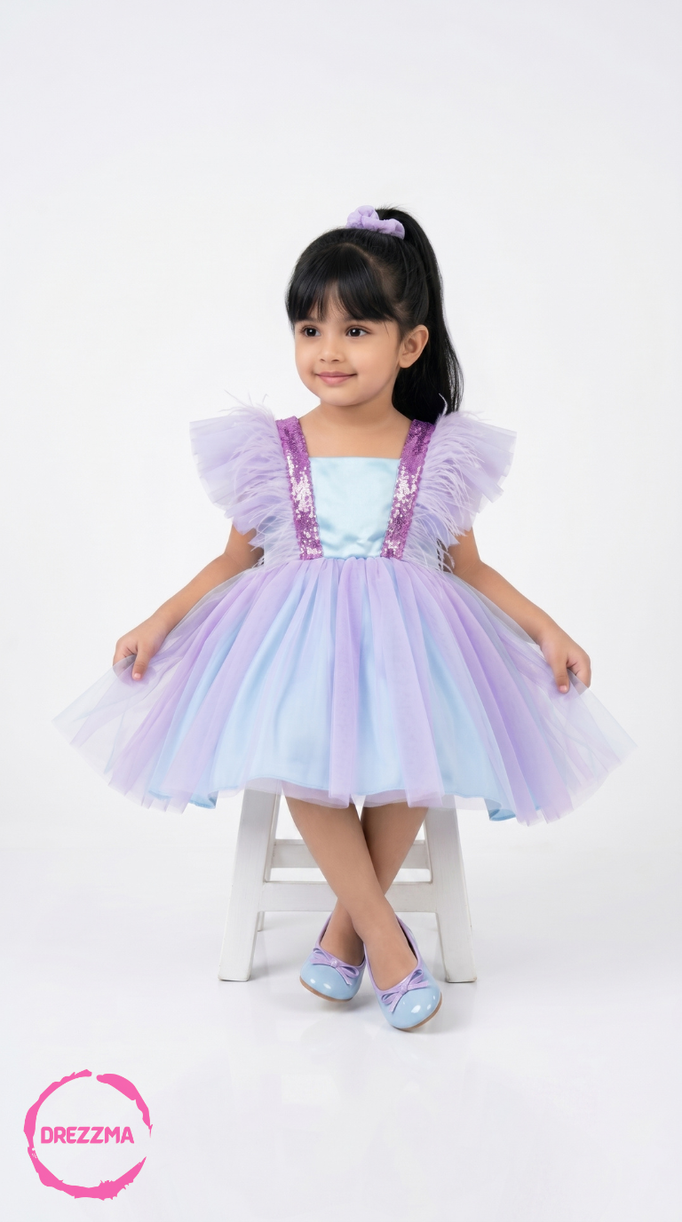 Lavender Stardust Fairy Frock
