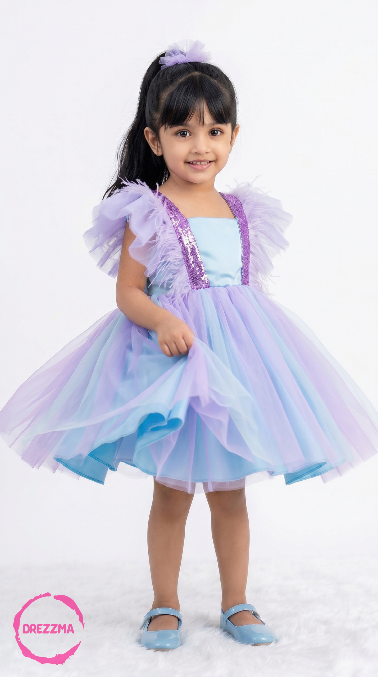 Lavender Stardust Fairy Frock