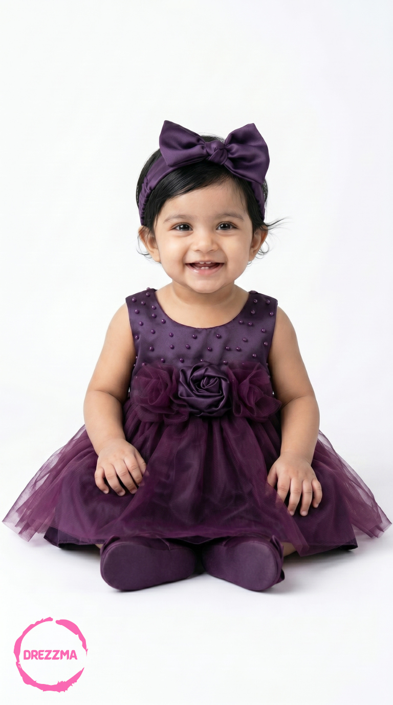 Royal Plum Princess Dress