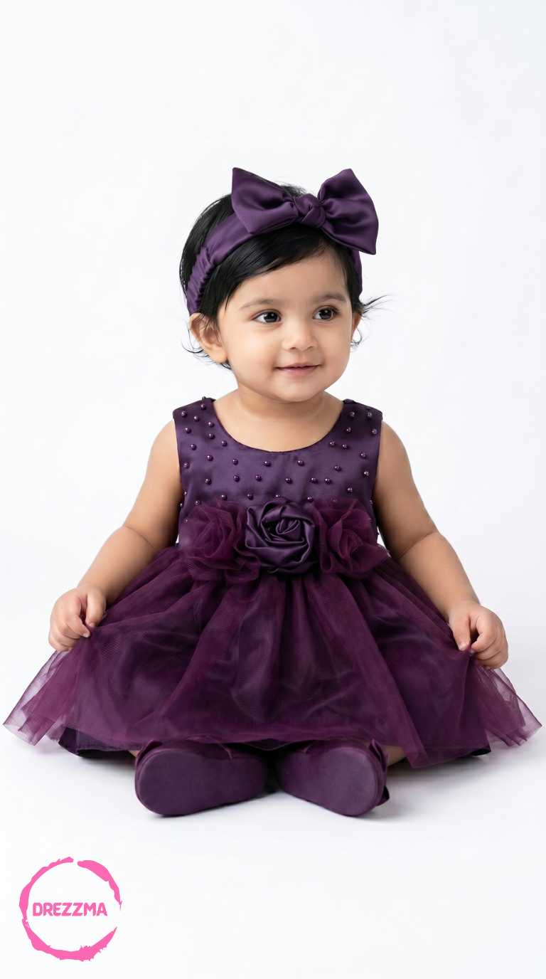 Royal Plum Princess Dress