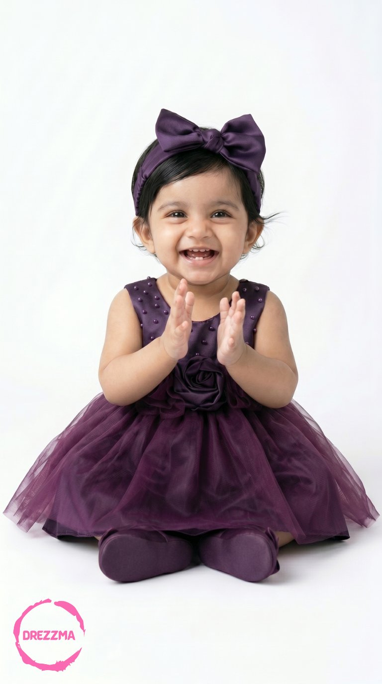 Royal Plum Princess Dress