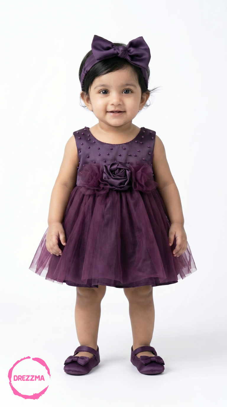 Royal Plum Princess Dress