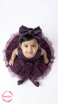 Royal Plum Princess Dress