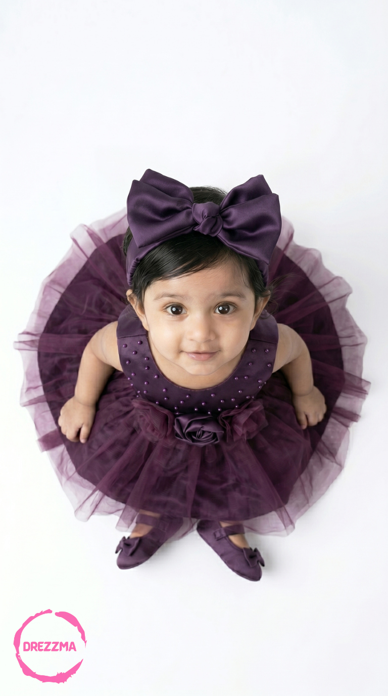 Royal Plum Princess Dress