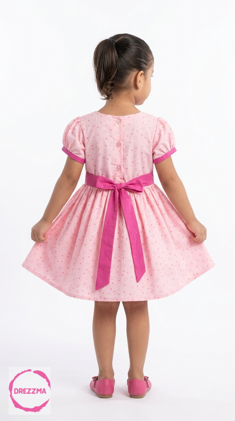 Rosy Charm Frock